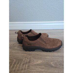 Bearpaw Max womans brown suede slip‎ on sz 8